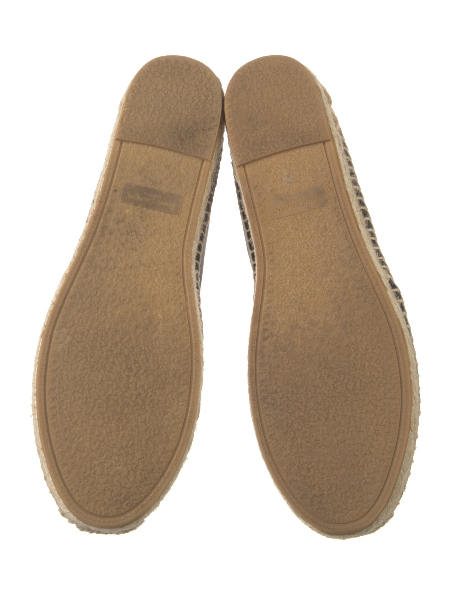 Saint Laurent Leather Espadrilles